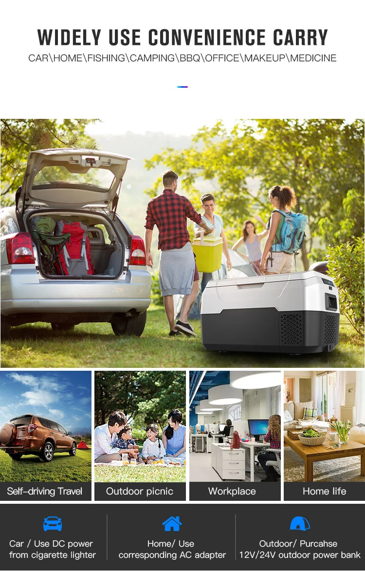 Hot Selling Hot And Cold Portable Car Refrigerator Mini Camping Fridge