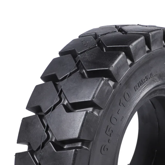 No Mark Available Forklift Solid Tyre A6.50-10 Manufacturer Solid Tyre Supplier Solid Tyre Of Different Sizes