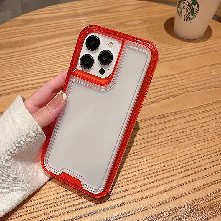 Clear Transparent Heavy Duty Phone Case For Redmi 13c Note 11s 12 Pro