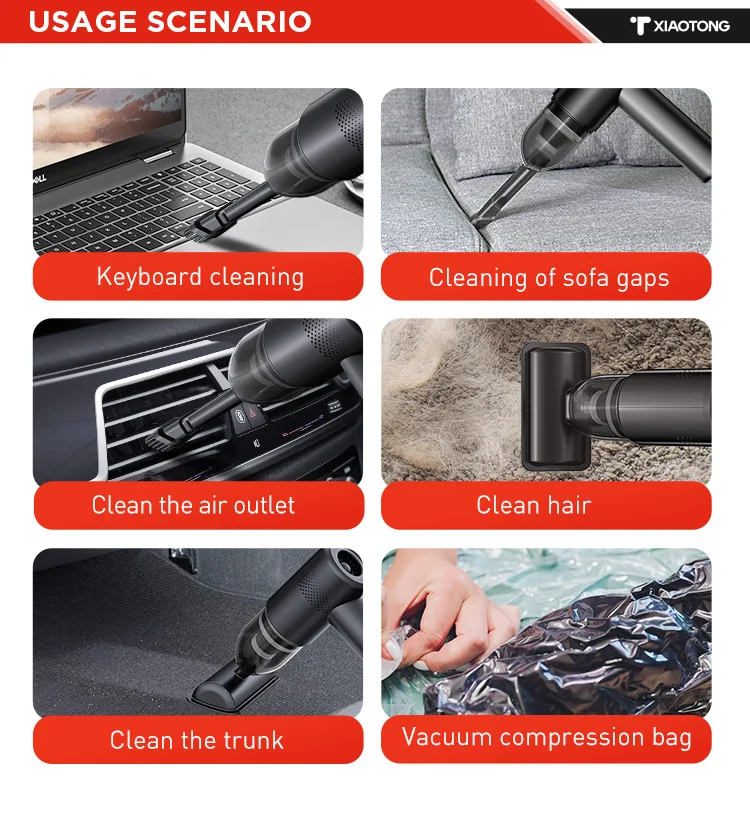 Factory Price Car Wash Vacuum Cleaner Abs Vacuum Cleaner Car 80w Car