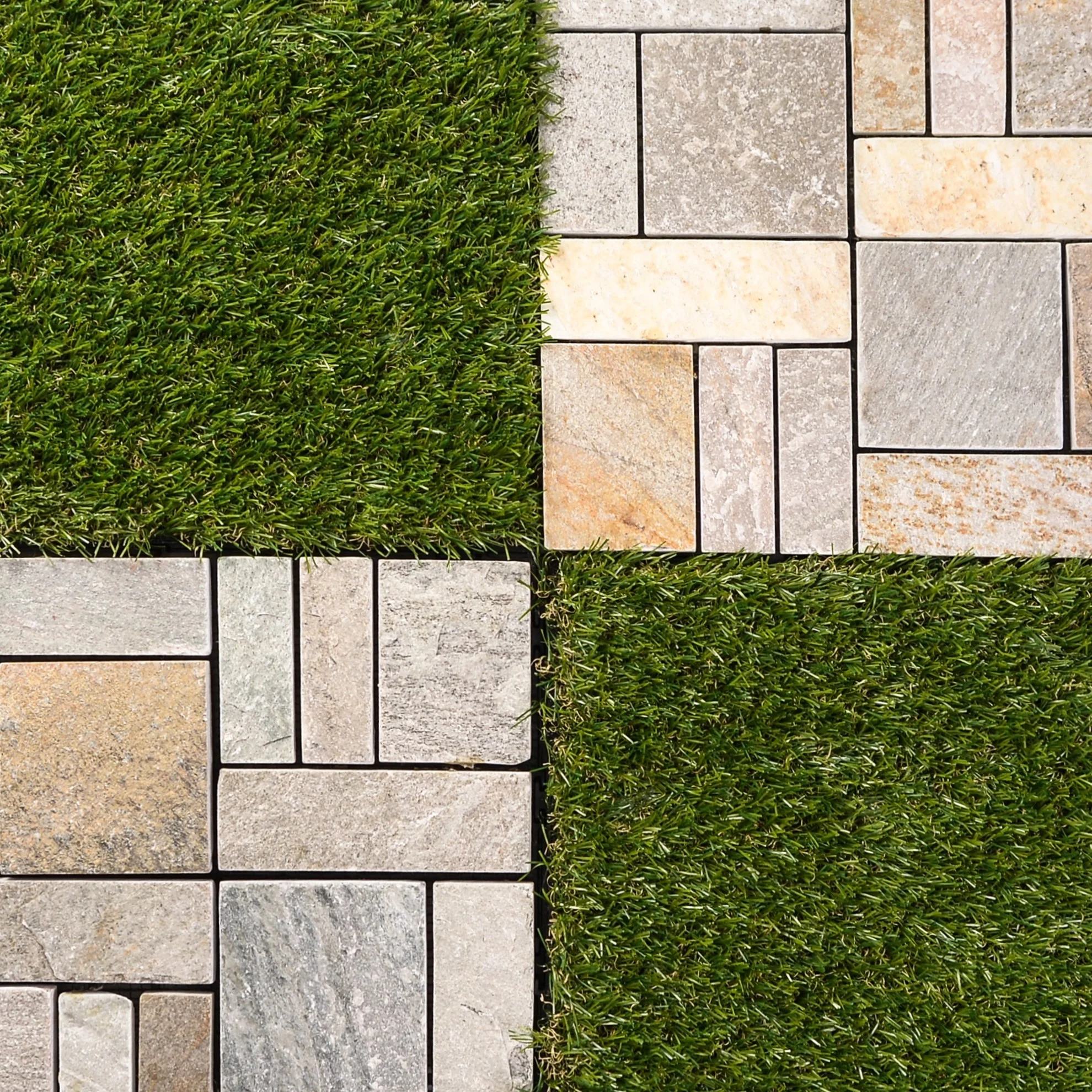 Пластиковая травяная настиловая плитка с блокировкой пластиковой основы XF-C038