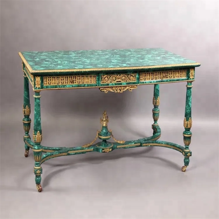 希少　レア　大理石テーブル グリーンマラカイト　アベンチュリン　配達無料で実施 希少 レア 大理石テーブル グリーンマラカイト アベンチュリン