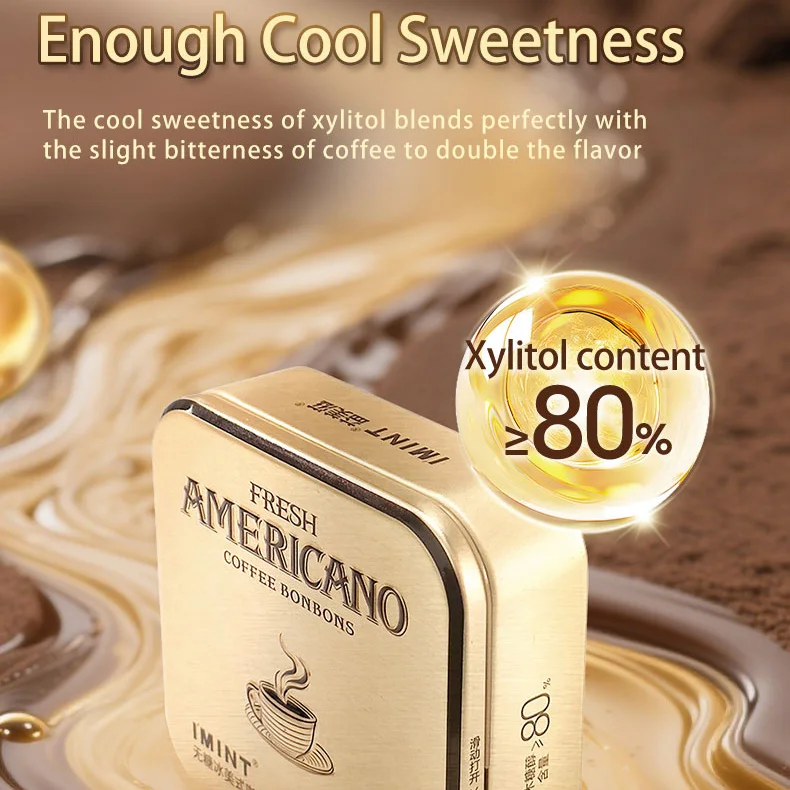 I'MINT Sugar Free Xylitol Coffee Bonbons - Americano Flavour