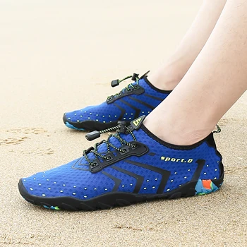 Video's over Wat is Unisex Barefoot Aqua Hoge Top Sokken Ademend Wandelen Zwemmen Water Schoenen Ex-23W1026