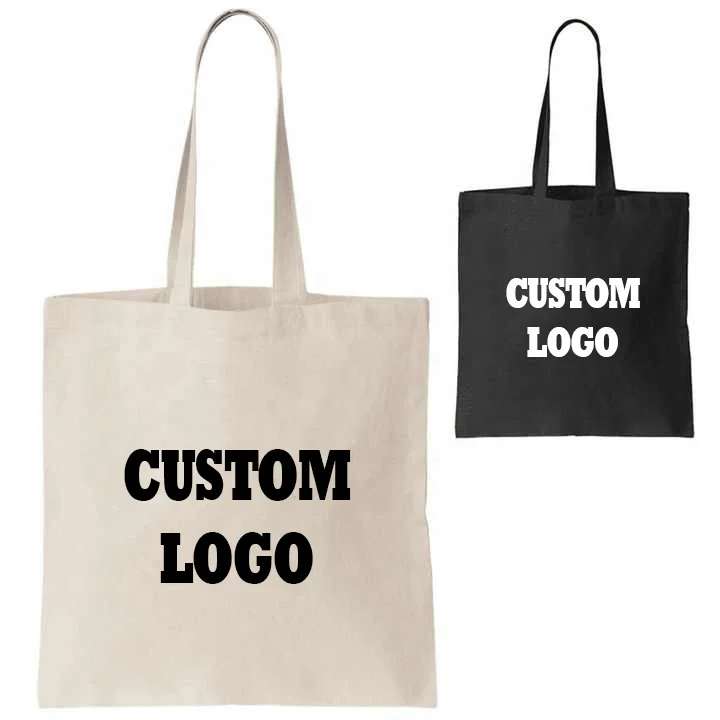 Bolsa De La Compra De Lona De Algodón: 3 Unidades, Resistente, Ecológica Y Con Asas Largas (Hecha En EE. UU.)