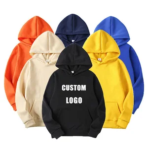 Custom Oversized Hoodies Custom Heavy Blank Pullover Hoodie Thick Plus Size Men's Hoodies