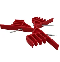 Cable Stacker: Cable Staples Plastic Insulated Red Stackers SI-1 80611237092