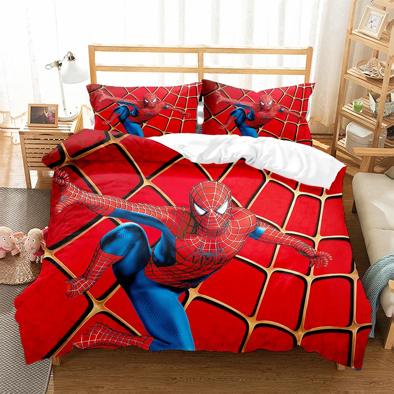 queen spiderman bedding