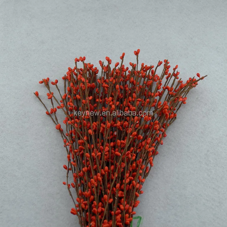 100pcs 65cm Wedding Garland Artificial Flower Head Ring Pip Berry