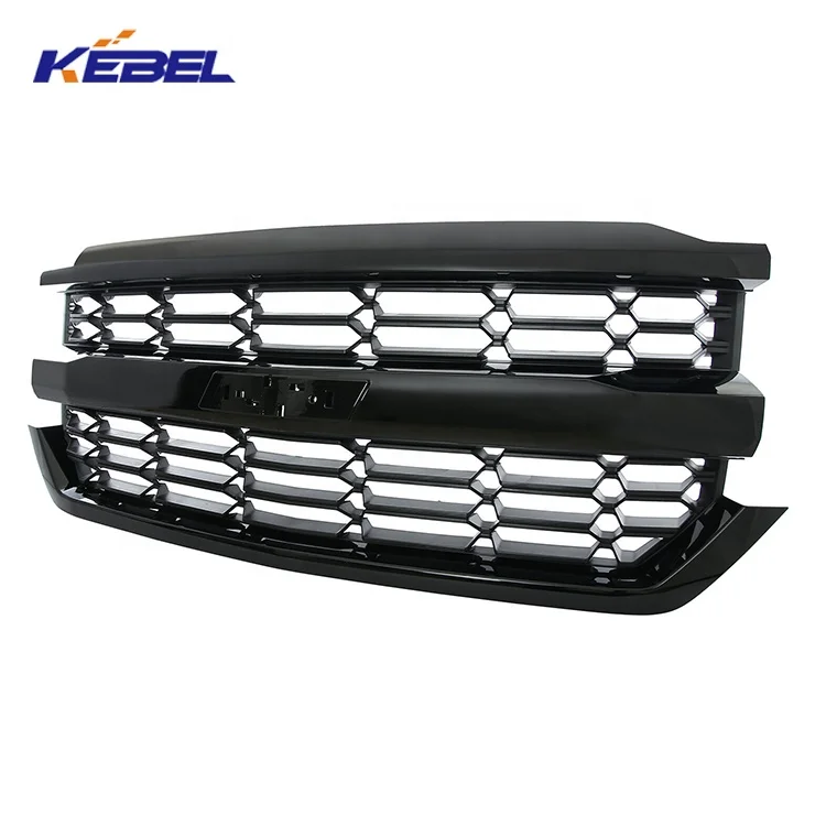 High Quality Black Chromed 84602489 Grille OEM 84046156 Car Grills for Chevrolet Silverado 1500 2016 2017 2018