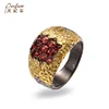 Rodio nero + oro 18 carati