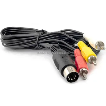RCA Cavo Genesis 2/3 Cavo Audio/Video RCA Per Sega Genesis 2 E 3 - Lunghezza 6 Piedi, Collegamento Composito, Alta Qualità RCA Retro-Bit Genesis 2 - Foto 7