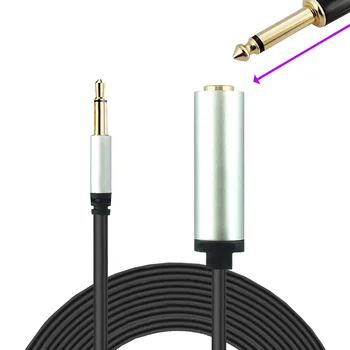 Type C to 2RCA 1 In 2 Out Stereo Audio Cable USB C Amplifier Audio Braided Cable for Laptop Mobile Phone Length 1m