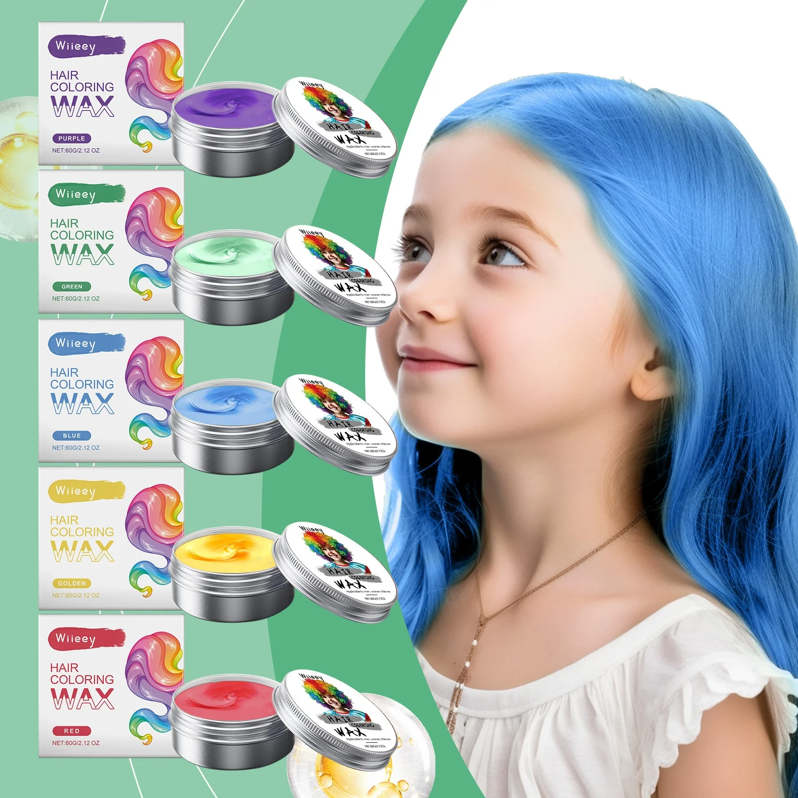 Children's Mild Formula Temporary Hair Cream Agent Beautiful Hairstyle Shaping Color Hair Care Beauty Personal Care Product