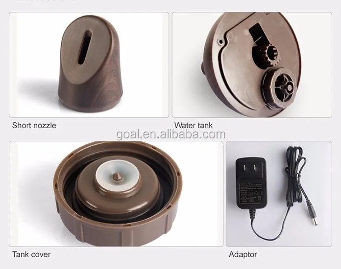 Wood Aroma Diffuser Ultrasonic Electric Humidifier for Household Use for Aromatherapy and Air Humidification