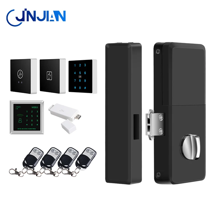 Dc6v Power Supply Access Control Multiple Switch Low Battery Warning Smart Invisible Door Lock