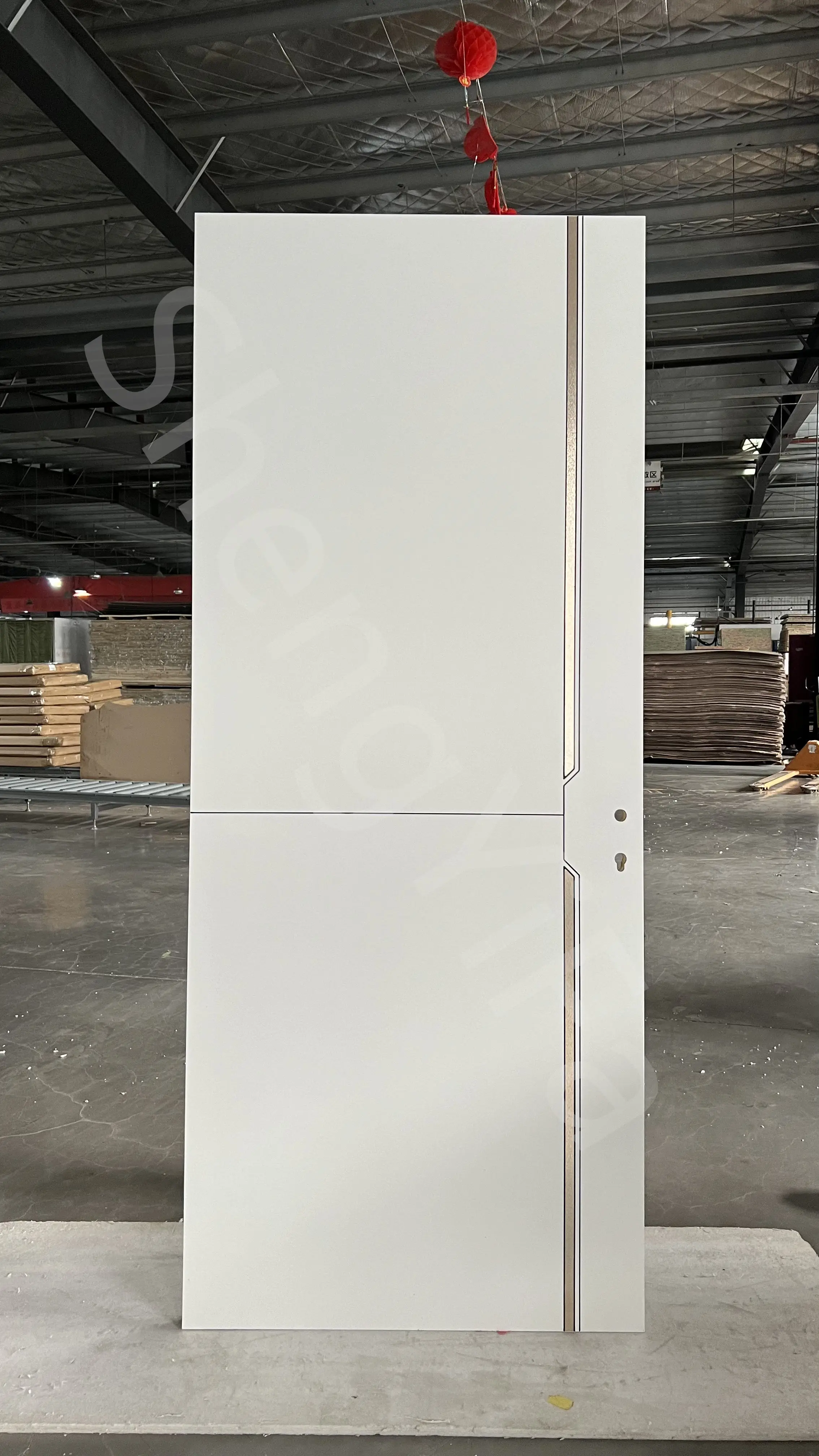 Factory Waterproof PVC Polymer ABS Interior WPC Doors for Bedroom Door