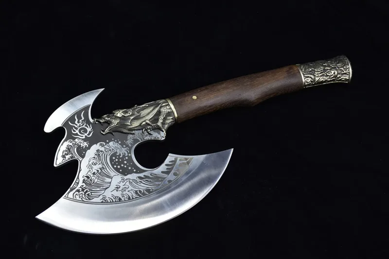 Longquan Bone Cleaver Axes Bone Cutting Chopping Thick Butcher