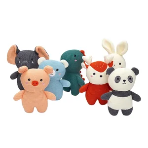 Factory Wholesale Cotton Push Material Plush Hand Knitted Toy