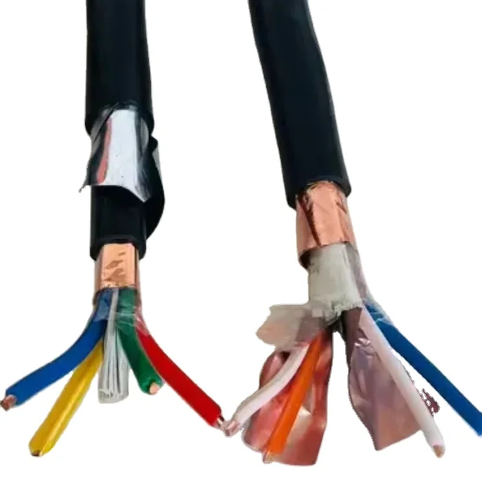 KVVP Flame Retardant Control Cable with 16*1 Square Wire PVC/XLPE Sheath 4*1.5 GB Copper Core Multi-Core Computer Signal Line