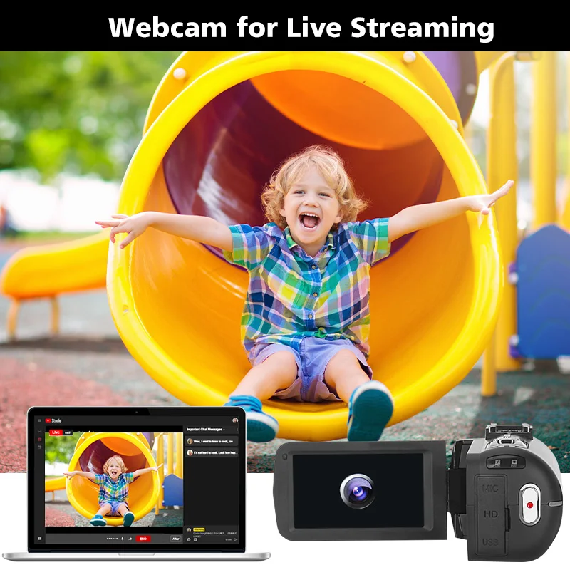 Small 8K Video Camera for Business Live Streaming