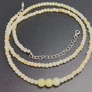 Natural Jade Bead Necklace, Fashionable, Sweet, Personalized Handmade Jewelry, Party Gift