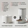 Pet Set:4L WiFi Feeder+USB Fountain-Pearl White