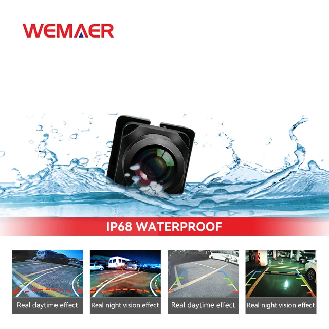 Wemaer Auto Electronics Ahd 720P Particular Waterproof HD Shockproof Mini Backup Reverse Reversing Camera for Audi A8L 2019 factory