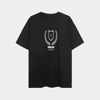 Streetwear designer oversized t shirt for men custom logo pima cotton tshirt plus size men's t-shirts relaxed fit t shirt