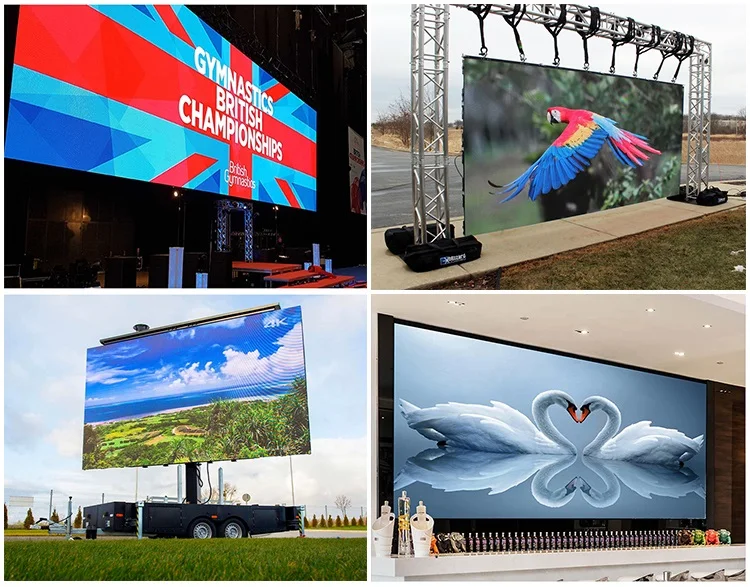 SDK Seamless Outdoor Rental LED Display P3.91 P4.81 SMD 1R1G1B 400W