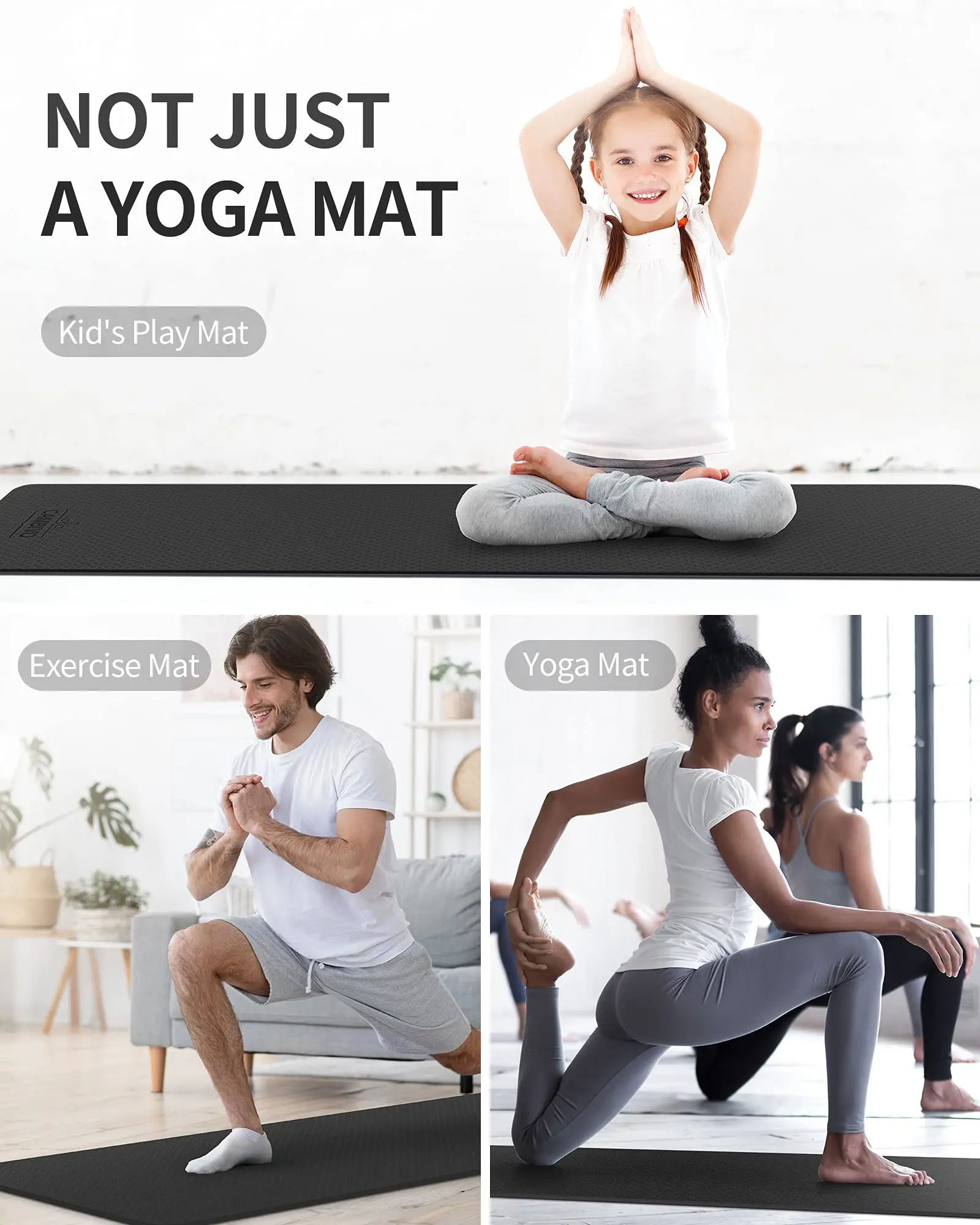 Custom Printed Tpe Yoga Mats Eco Friendly Free Yoga Mat Sets With Strap Custom Logo Yoga Mats