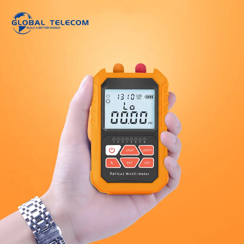 FTTH dbc power meter optical opm fiber power meter with VFL fiber tool tester FC SC ST LC connector 3 in 1 optical power meter