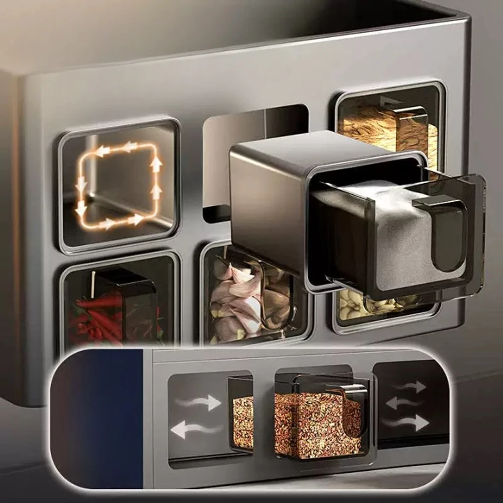 Multi-Purpose Adhesive Wall Shelf for Kitchen Office Organization Waterproof Spice Organizer