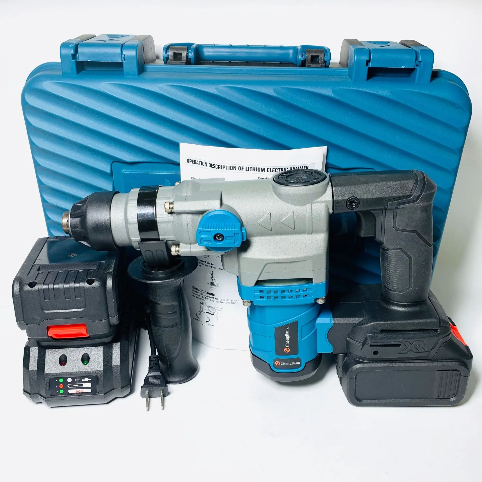 3600w High Power Small Body Heavy Duty Brushless Jackhammer Cordless