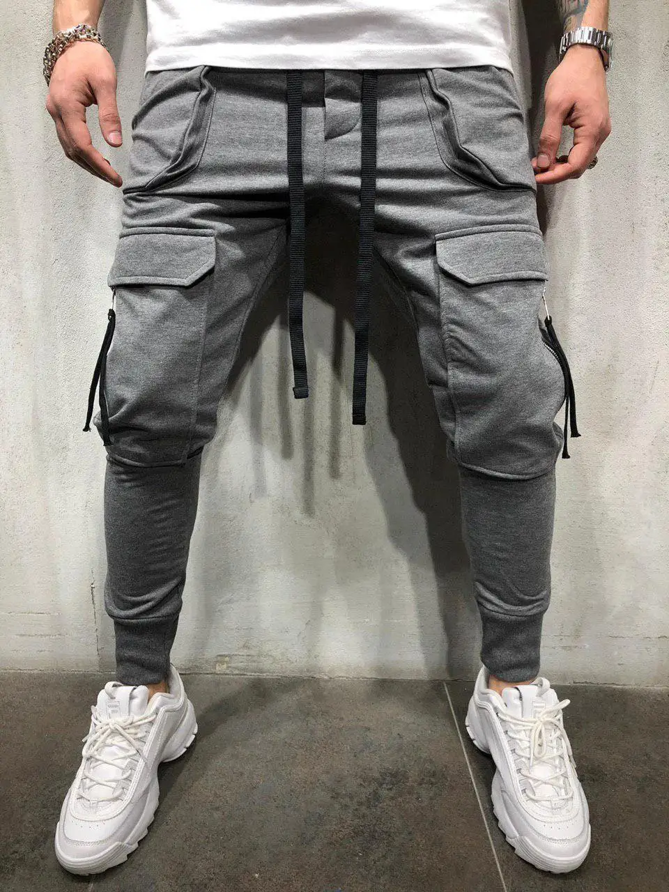 Buy Niepce Techwear Urban Streetwear MultiPocket Track Pants Black Joggers  Online at desertcartINDIA