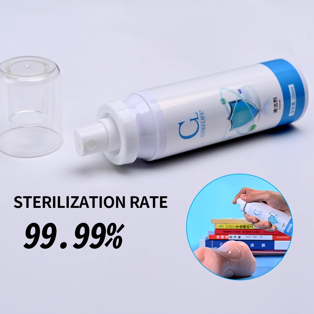 100ml Toy Cleaner Healthy Bactericide Sexual Appliance Cleaning Liquid Spray Adult Sex Toys Lube Vaginal Anal Clean