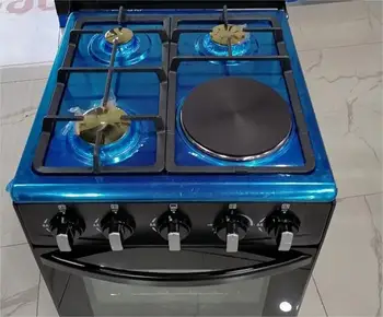 Three in one multifunctional gas stove independent integrated with oven