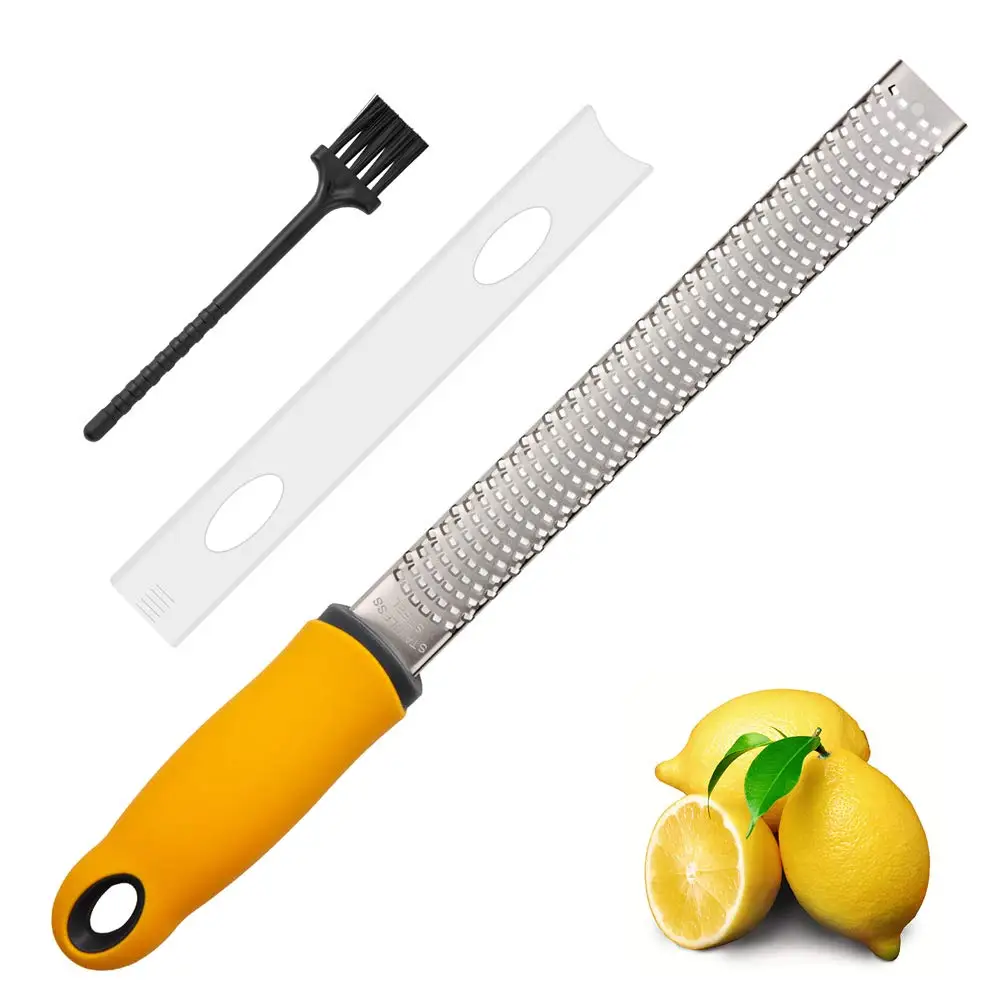 lemon zester Ginger Grater Nutmeg Chocolate Stainless Steel 250X129X58mm