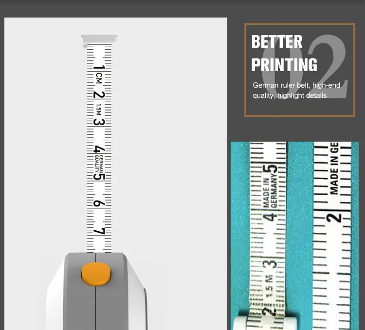 Retractable Smart Tape Measure Digital Body Measuring Tape With Led