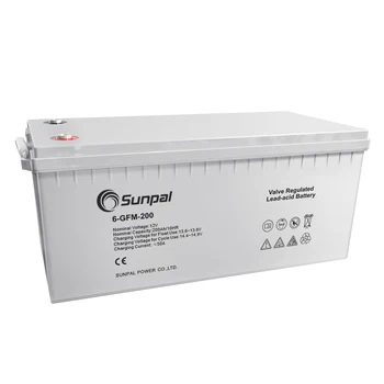 Sunpal Rechargeable Solar GEL Battery 12v 100Ah 150Ah 200ah 250Ah VRLA Solar Energy Storage Lead Acid Batteries