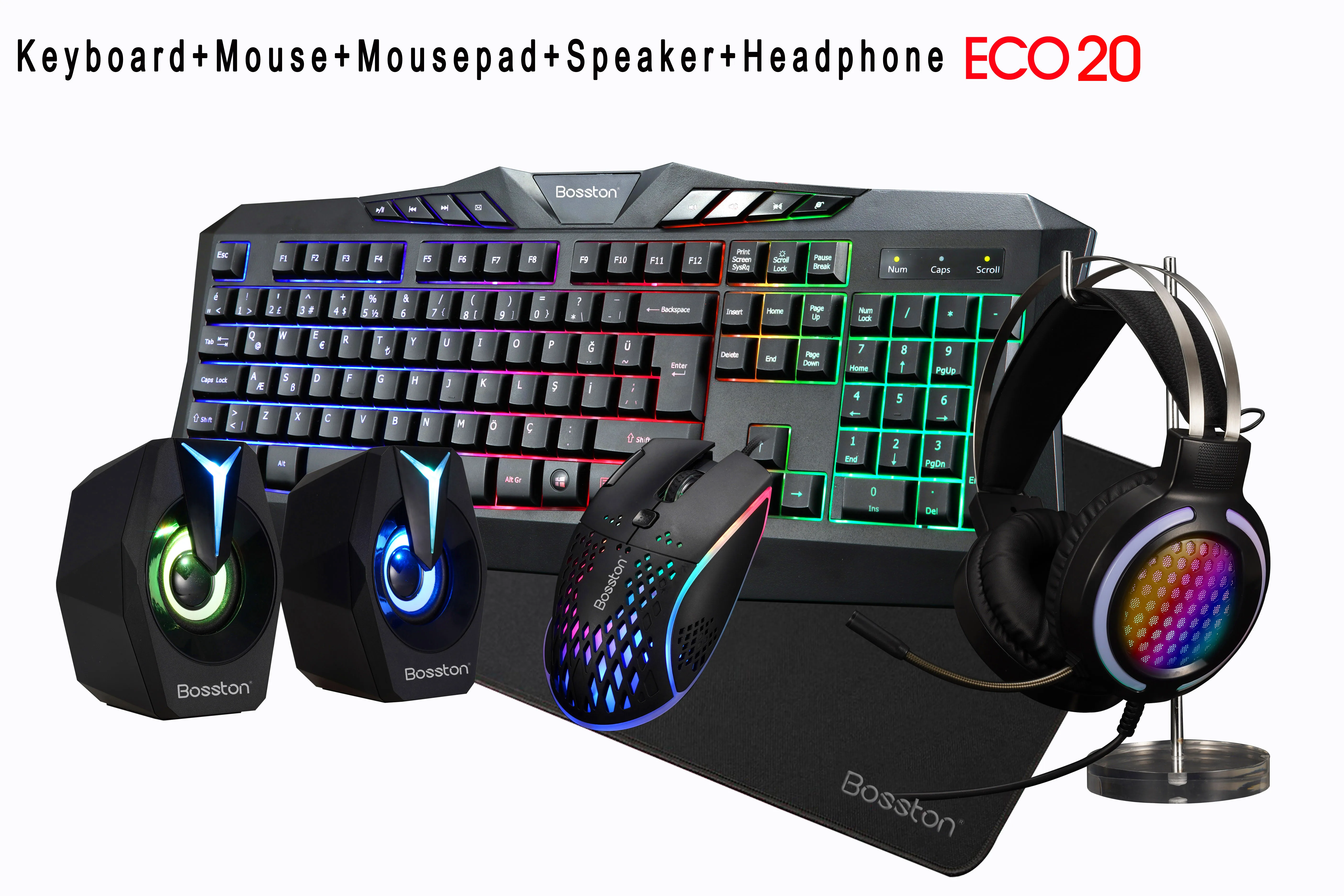 keyboard mouse speaker combo