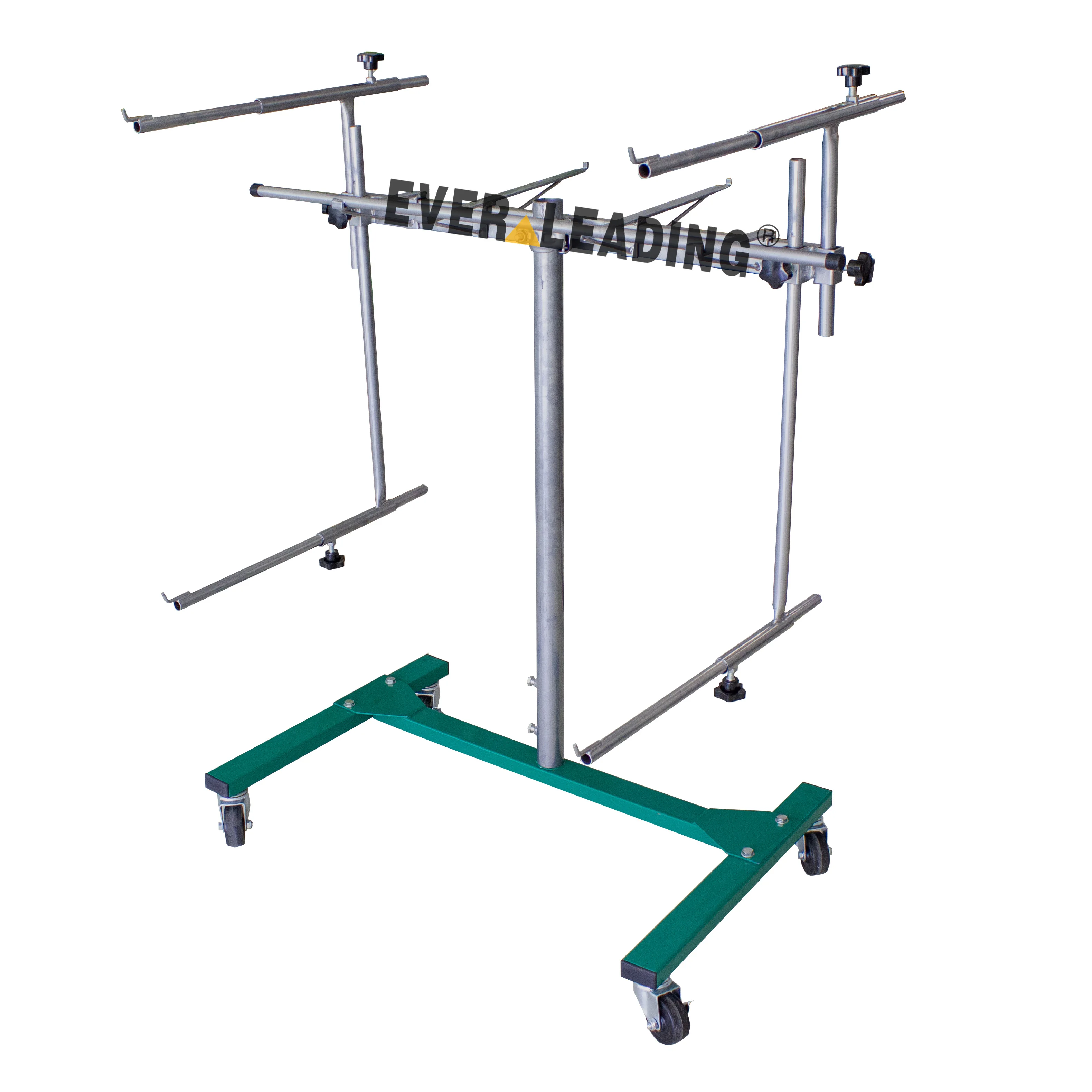 Heavy Duty Paint Rack With Adjusting Beam And Bracket With 2 Additional