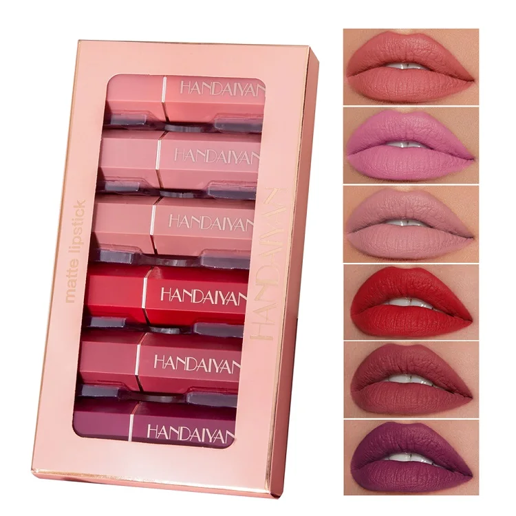 Waterproof Maquillaje Makeup Lipsticks Matte Nude Lip Stick Vendor Set 6  Colors Lipstick - Buy Lipstick,Vendor Mat Lipsticks Cream Set Makeup  Waterproof Cosmetic Wholesale Kit Long Lasting Lip Stick Branded Matte  Lipstick,Cosmetic