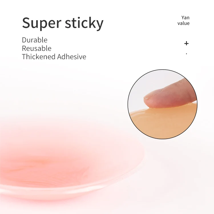 Nipple Bra Invisible Strapless Bra Push up Pasties Adhesive Silicone Nipple Covers