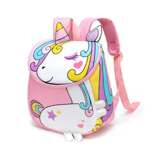Custom logo unicorn Mochila Ninos Book Bag Girls Child School Bags Backpack