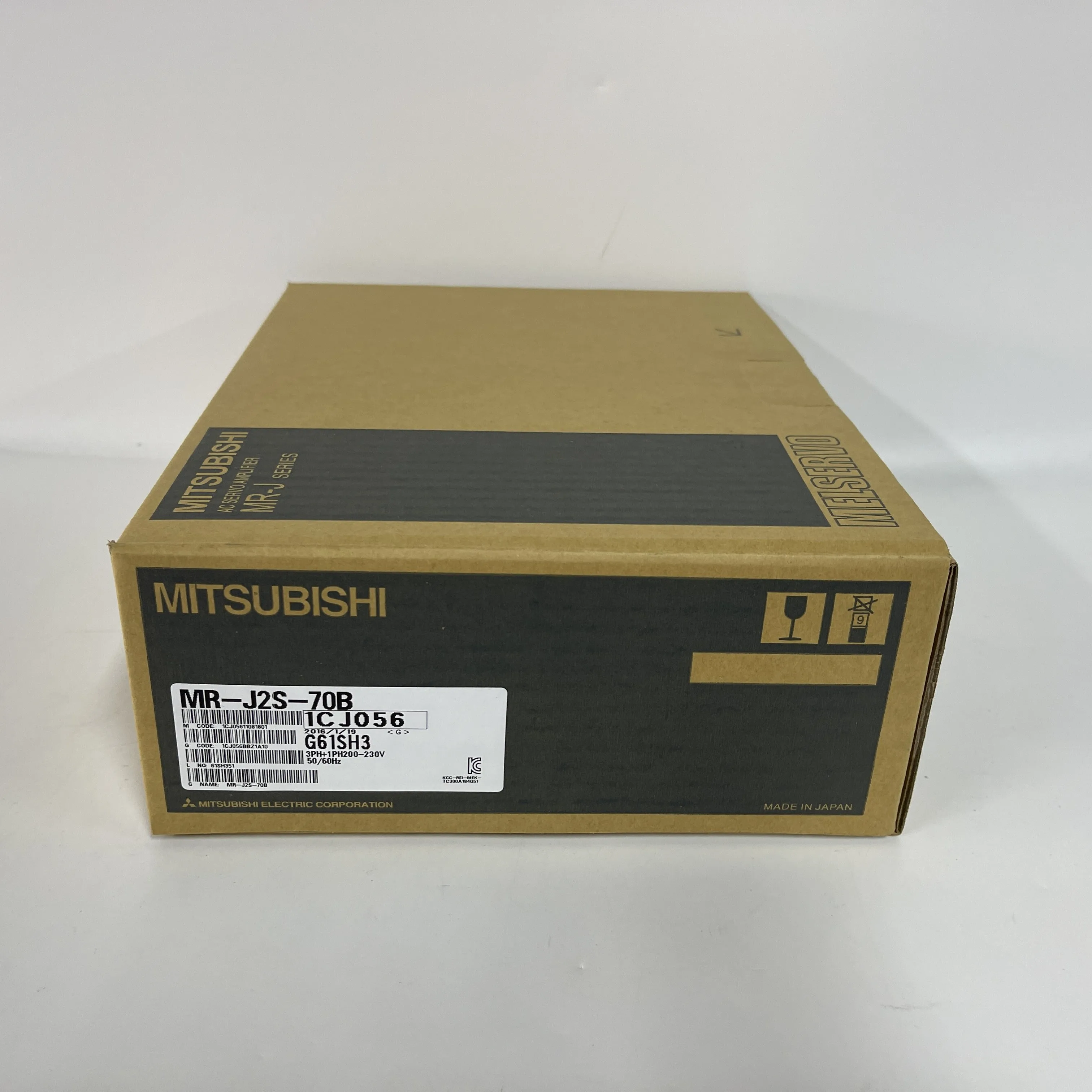 MITSUBISHI AC Servo Amplifier MR-J2S Series MR-J2S-70B MITSUBISHI AC Servo Amplifier MR-J2S Series MR-J2S-70B