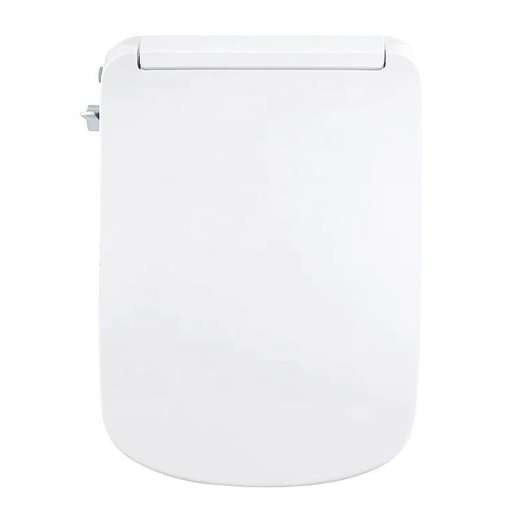 Square Uf and pp Intelligent Smart Heated Electric Hygienic Bidet Toilet Seat Battery Operated Warm Automatic Toilet Seat Cover