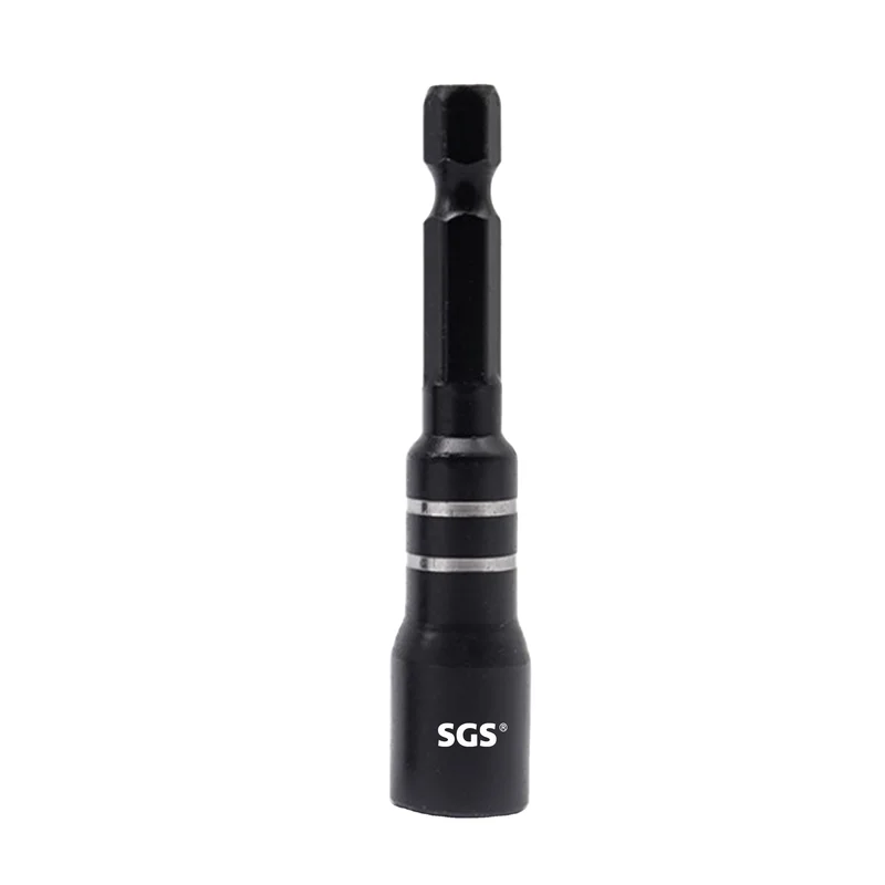 MOYOTEC Factory Direct 6.35mm Strong Magnetic CRV Material 48mm 65mm Nut Setter Deep Black Phosphati