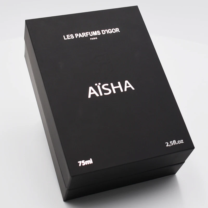 Custom Diffuser Box Packaging Diffuser Bottle Box Gold Hot Stamping Perfume Case With EVA Velvet
