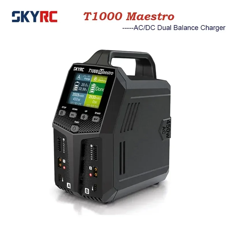SkyRC T1000マエストロ 充電器　ハイテックV1000 SKYRC T1000 RC Battery Charger for 1-6S Lipo Battery Balance